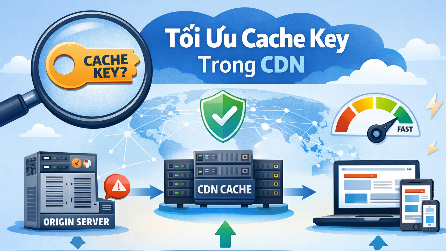 Cache key là gì? Tối ưu Cache Key để CDN cache hiệu quả