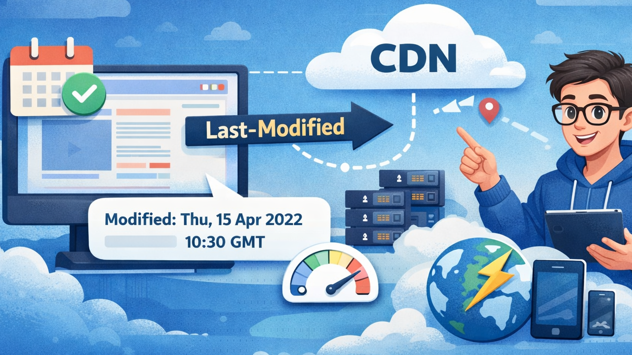 Last-Modified là gì? Cách dùng header để tối ưu cache qua CDN