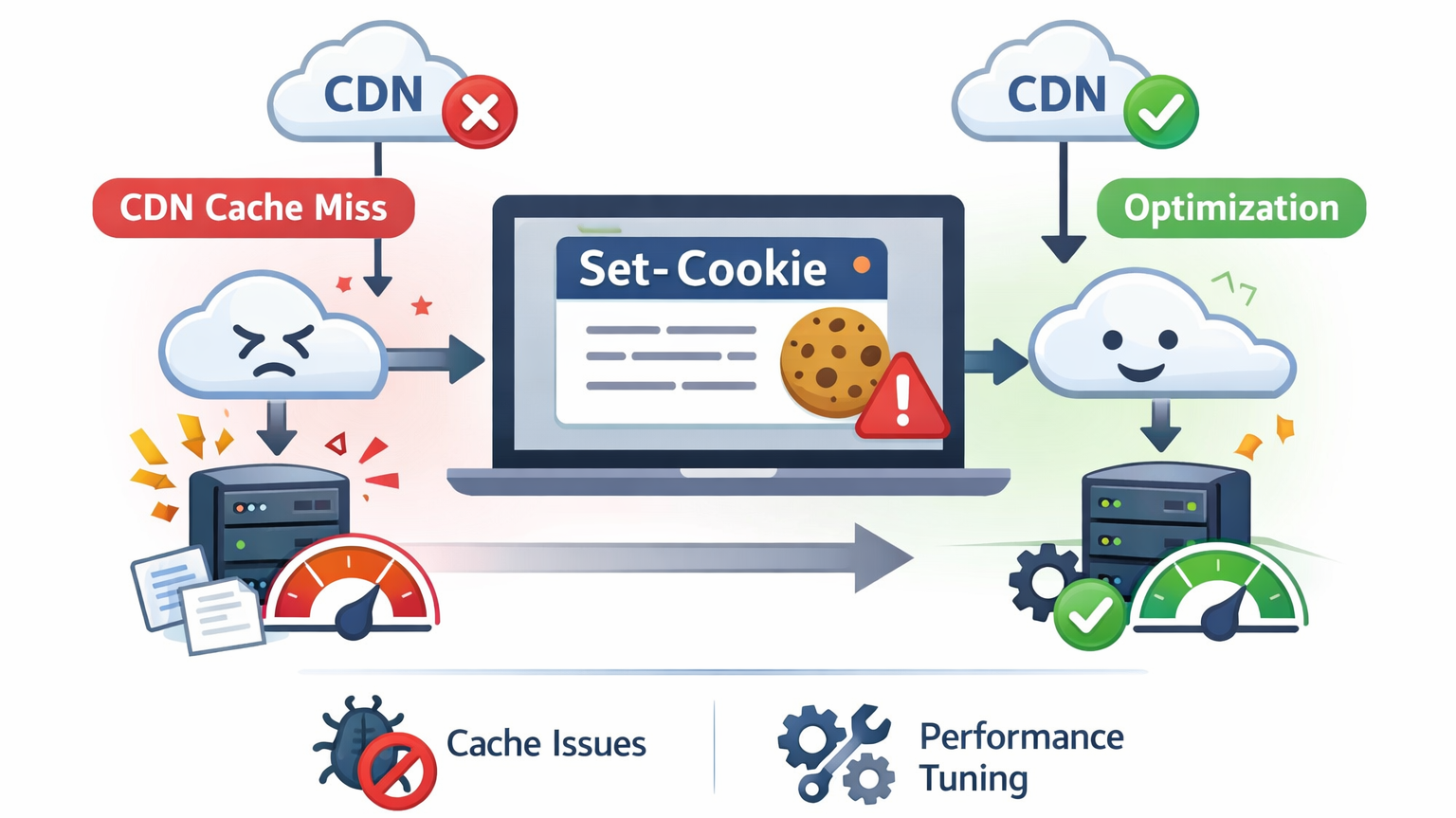 Set-Cookie ảnh hưởng cache CDN thế nào? Cách xử lý