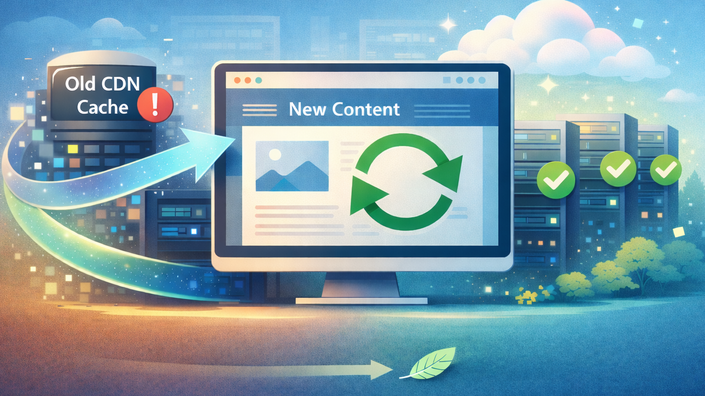 Cách Soft purge làm mới cache CDN