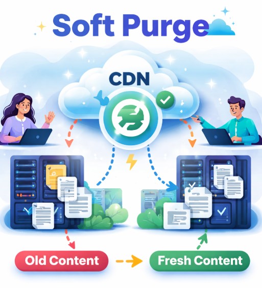 Cách Soft purge làm mới cache CDN - Ảnh 1.