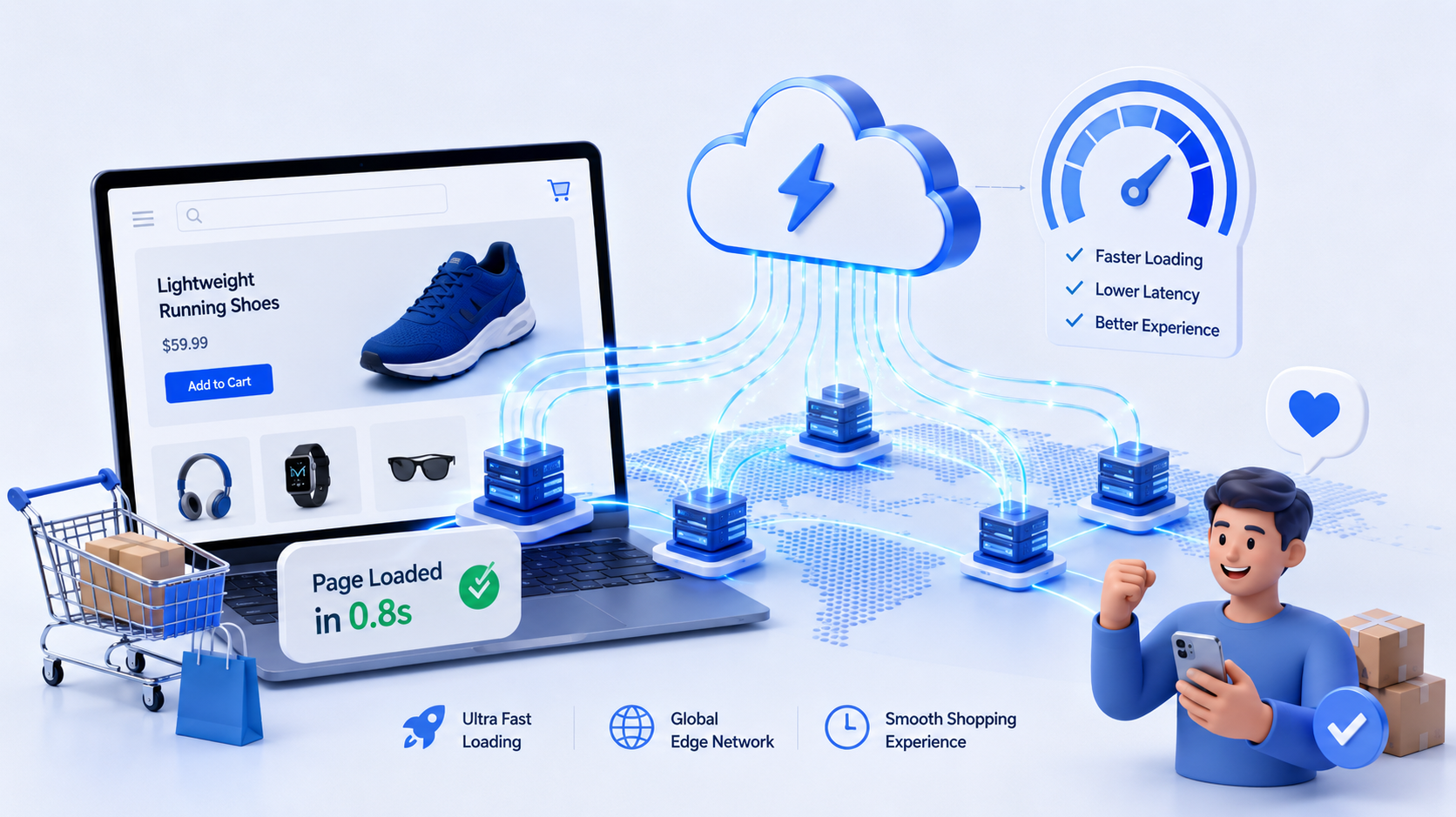 Lợi ích của Cloud Server đối với thương mại điện tử