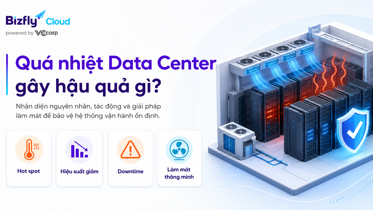 Quá nhiệt Data Center gây hậu quả gì? Cách phòng tránh