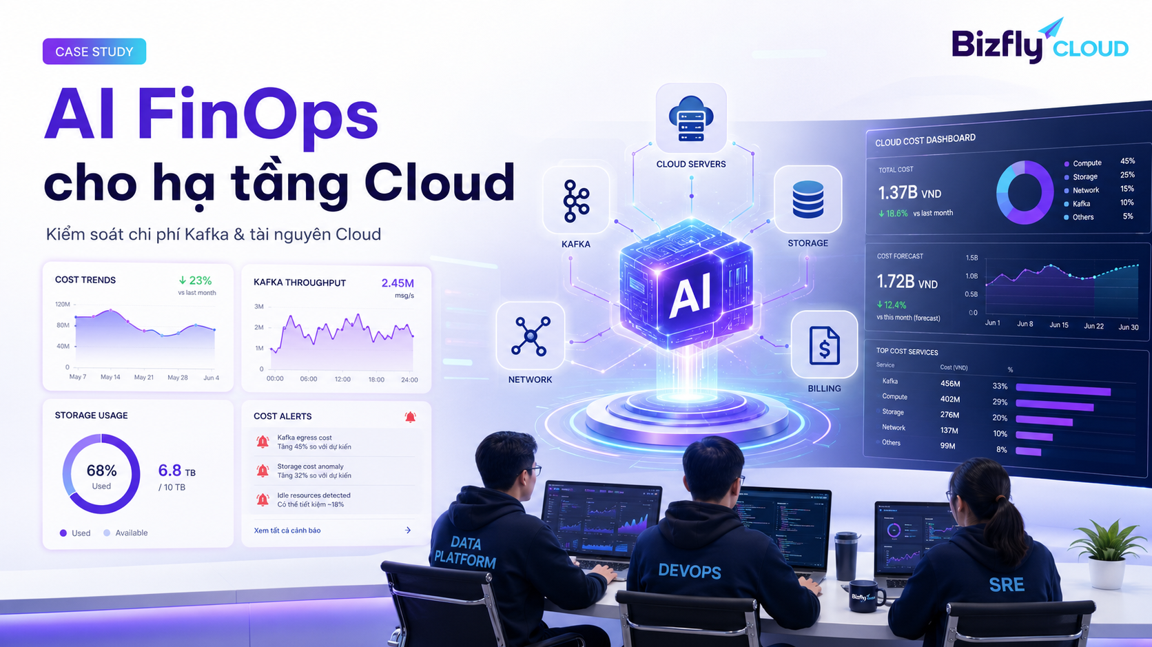 AI FinOps cho hạ tầng Cloud: Khi đội Data Platform và DevOps kiểm soát chi phí Kafka