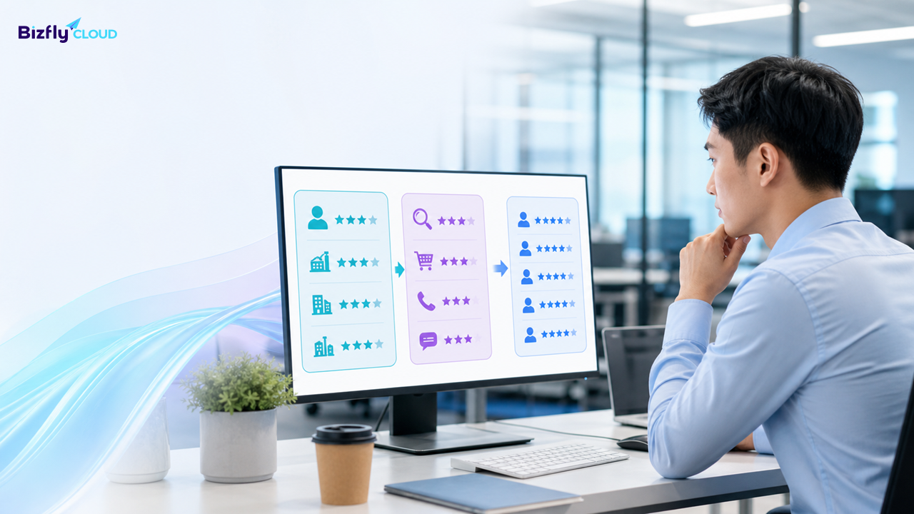 AI chấm điểm và ưu tiên lead/account