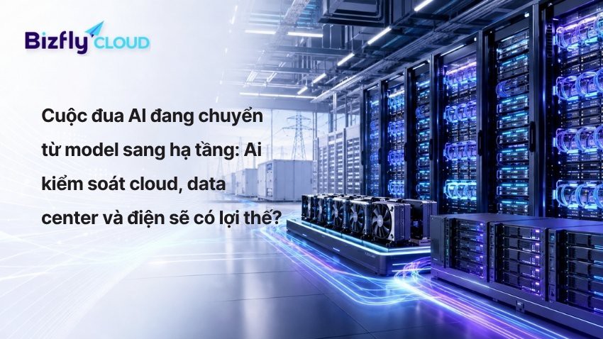 Cuộc đua AI đang chuyển từ model sang hạ tầng: Ai kiểm soát cloud, data center và điện sẽ có lợi thế?