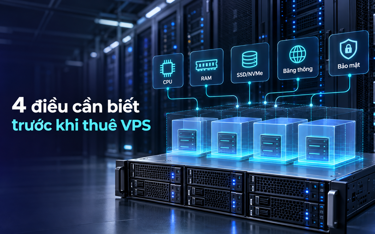 4 điều cần biết trước khi mua/thuê Virtual Private Server (máy chủ riêng ảo)