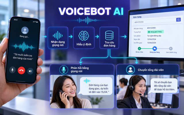 Voicebot là gì? Cách hoạt động, lợi ích và ứng dụng thực tế - Ảnh 1.