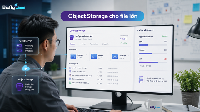 Hướng dẫn cách lưu file vào trong cloud server - Ảnh 2.