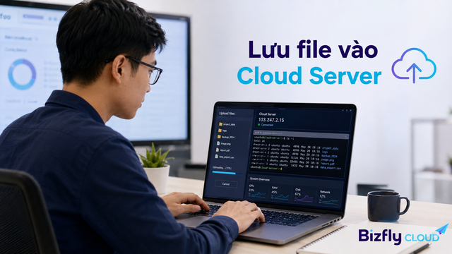 Hướng dẫn cách lưu file vào trong cloud server - Ảnh 1.