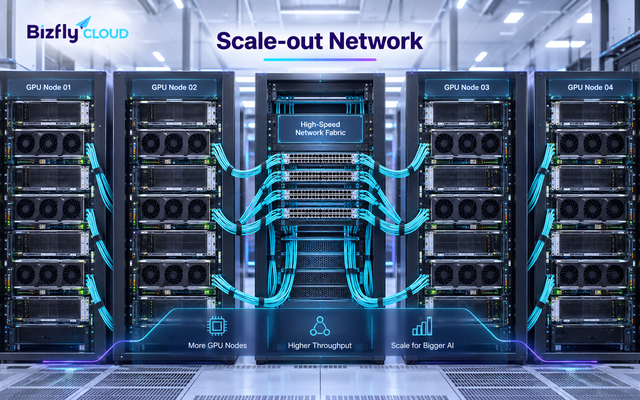 Scale-up và Scale-out Network khác nhau thế nào trong AI Cluster? - Ảnh 2.