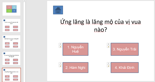 Hướng dẫn cách làm trò chơi trên PowerPoint cực đơn giản  - Ảnh 13.