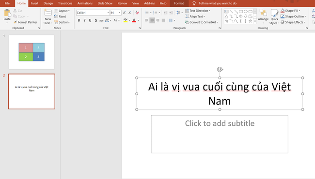 Hướng dẫn cách làm trò chơi trên PowerPoint cực đơn giản