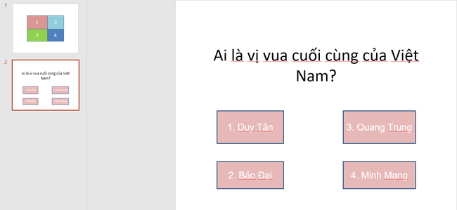 Cách tạo trò chơi đoán hình trên PowerPoint  Slide trò chơi thú vị