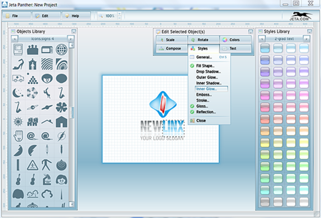 phần mềm thiết kế Jeata logo Designer 