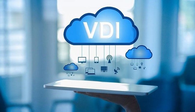 VDI sử dụng công nghệ máy ảo để vận hành môi trường desktop ảo trên máy chủ trung tâm