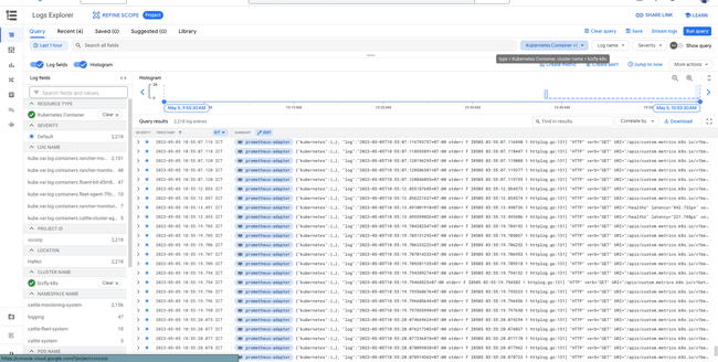 Tích hợp Google Cloud Logging với BKE - Ảnh 12.