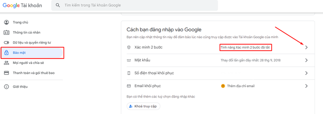 Cách bảo mật 2 lớp gmail bằng tính năng xác minh - Ảnh 2.