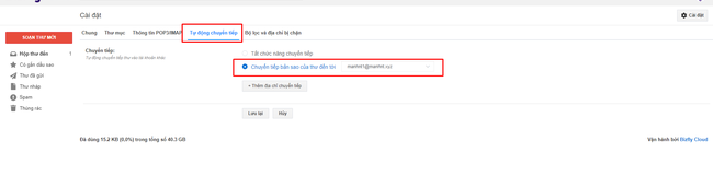 Hướng dẫn sử dụng chức năng chuyển tiếp Mail của Business Email - Ảnh 3.