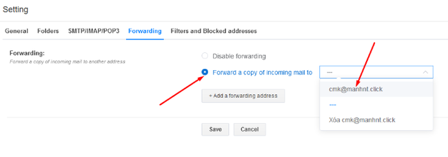Hướng Dẫn Cài Đặt Forward Email Trong Webmail - Ảnh 6.