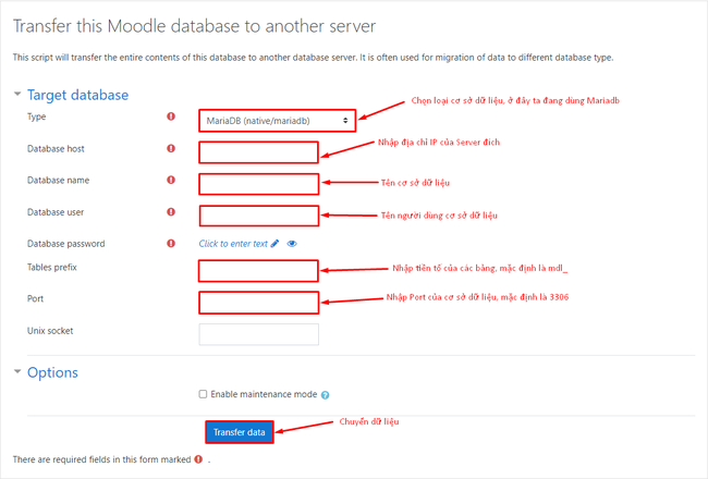 Làm sao để chuyển dữ liệu giữa hai Server Moodle - Ảnh 8.