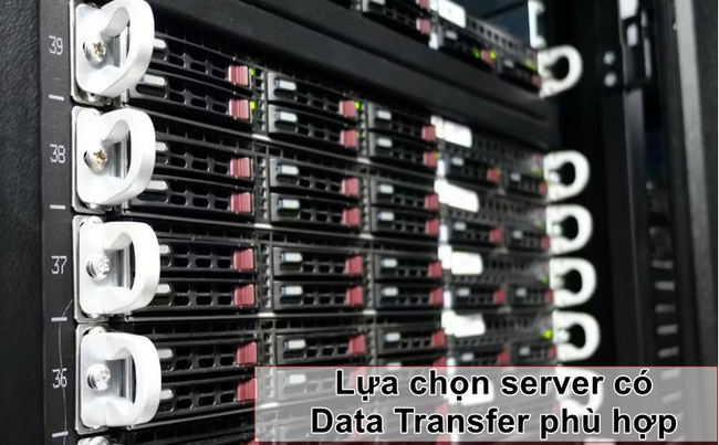 Cách chọn server có data transfer