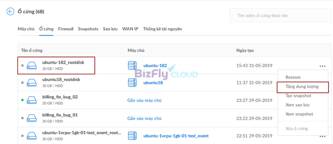 Hướng dẫn tăng dung lượng ổ cứng không cần tắt server cho Windows Server - Ảnh 2. Hướng dẫn tăng dung lượng ổ cứng không cần tắt server cho Windows Server - Ảnh 2.