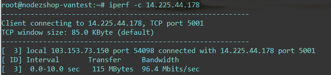 Hướng dẫn kiểm tra băng thông mạng với Iperf - Ảnh 6. Hướng dẫn kiểm tra băng thông mạng với Iperf - Ảnh 6.