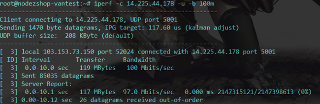 Hướng dẫn kiểm tra băng thông mạng với Iperf - Ảnh 14. Hướng dẫn kiểm tra băng thông mạng với Iperf - Ảnh 14.