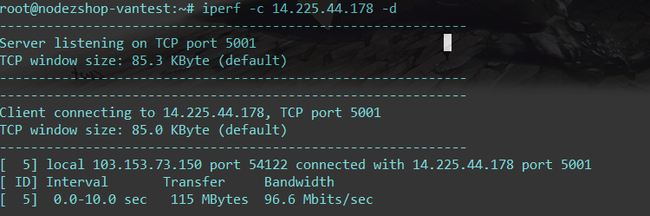 Hướng dẫn kiểm tra băng thông mạng với Iperf - Ảnh 16. Hướng dẫn kiểm tra băng thông mạng với Iperf - Ảnh 16.
