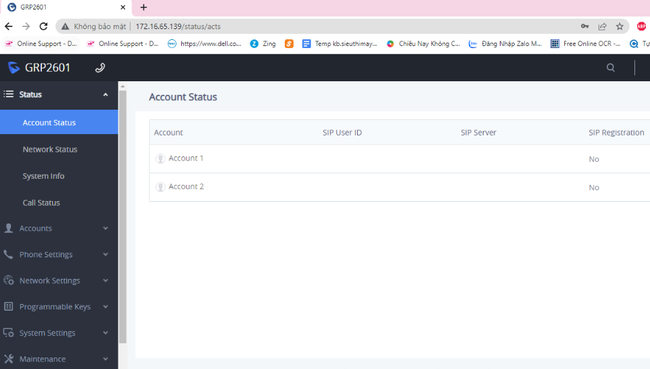 Hướng dẫn cấu hình tổng đài ảo trên thiết bị GrandStream GRP2601 - Ảnh 7.