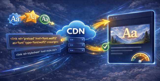 Tối ưu Font với CDN giúp Preload, WOFF2 & Giảm CLS - Ảnh 2.