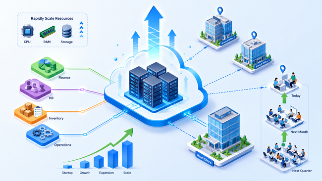 Lợi ích của Cloud Server đối với hệ thống ERP - Ảnh 1.