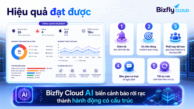 AI giảm nhiễu cảnh báo trong Data Center cho đội Data Platform và DevOps/SRE - Ảnh 5.