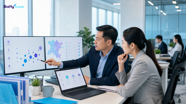 AI chưa làm được đối với chấm điểm và ưu tiên lead/account