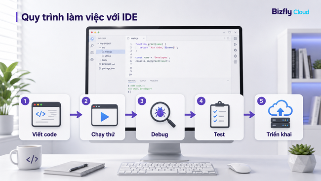 IDE là gì? Vai trò của IDE trong lập trình và phát triển phần mềm - Ảnh 3.