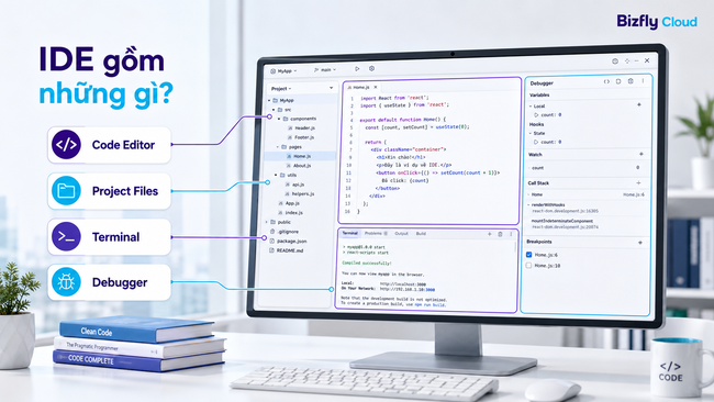 IDE là gì? Vai trò của IDE trong lập trình và phát triển phần mềm - Ảnh 2.