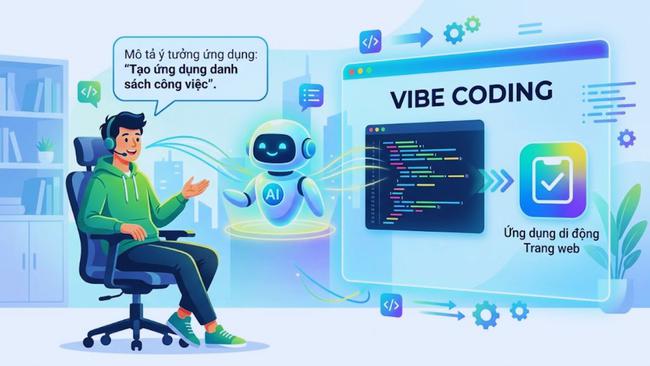 Vibe coding là gì? Cách dùng AI để biến ý tưởng thành ứng dụng mà không “phó mặc” cho AI - Ảnh 2.