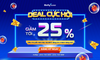 Khuyến mãi hot tháng 6: DEAL CỰC HỜI: Giảm tới 25% phí dịch vụ