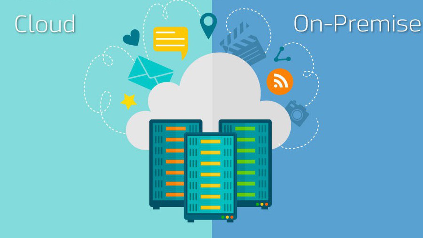 [Infographic] Lựa chọn lưu trữ: Hệ thống ON-PREMISE (tại chỗ) hay CLOUD?