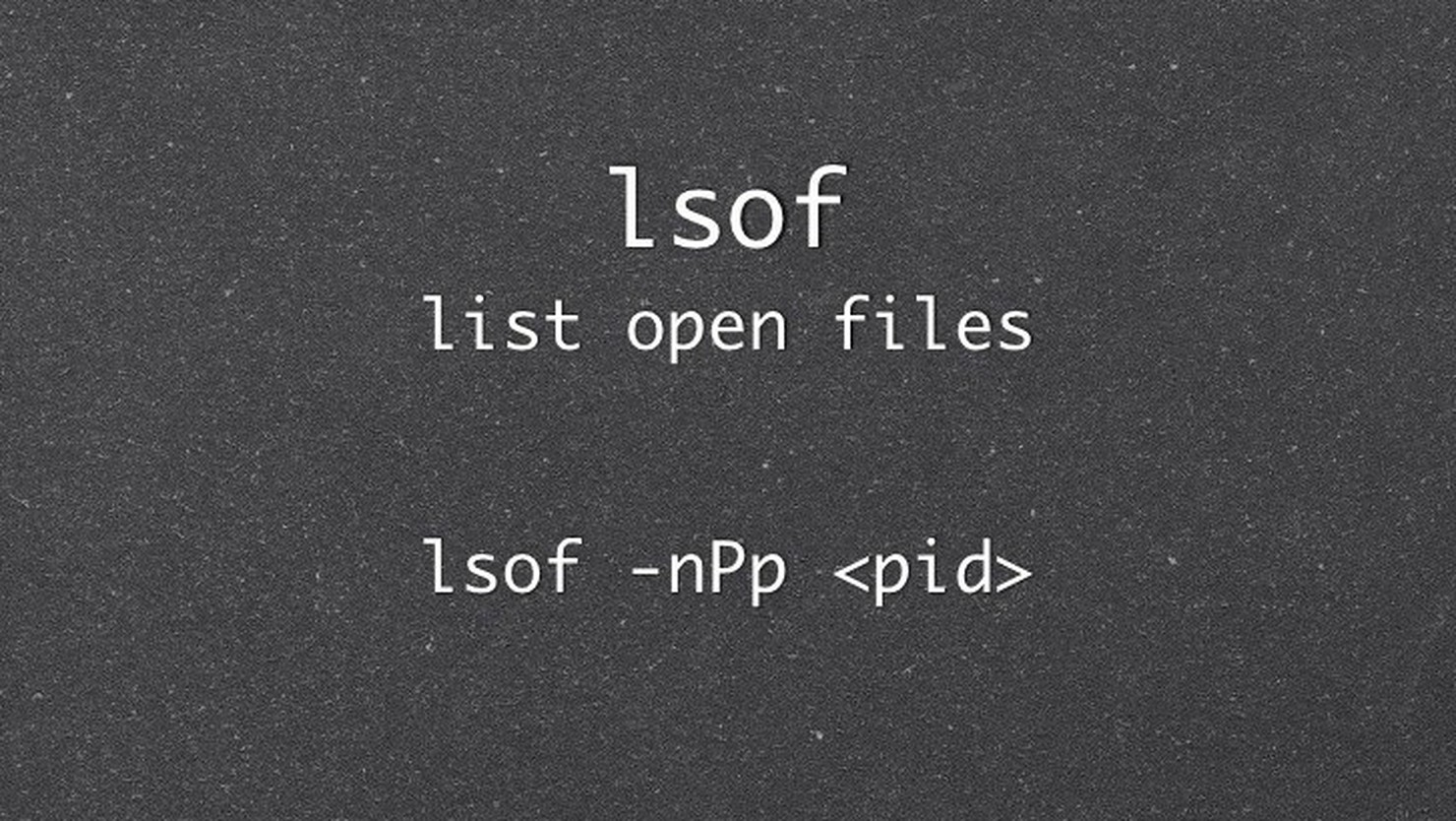 10 ví dụ sử dụng chương trình lệnh "lsof" trên Linux