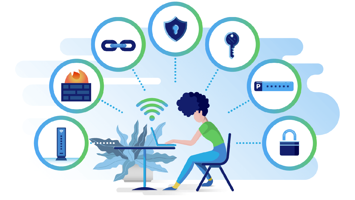 8 cách bảo mật mạng không dây wifi giúp làm việc, lướt web an toàn
