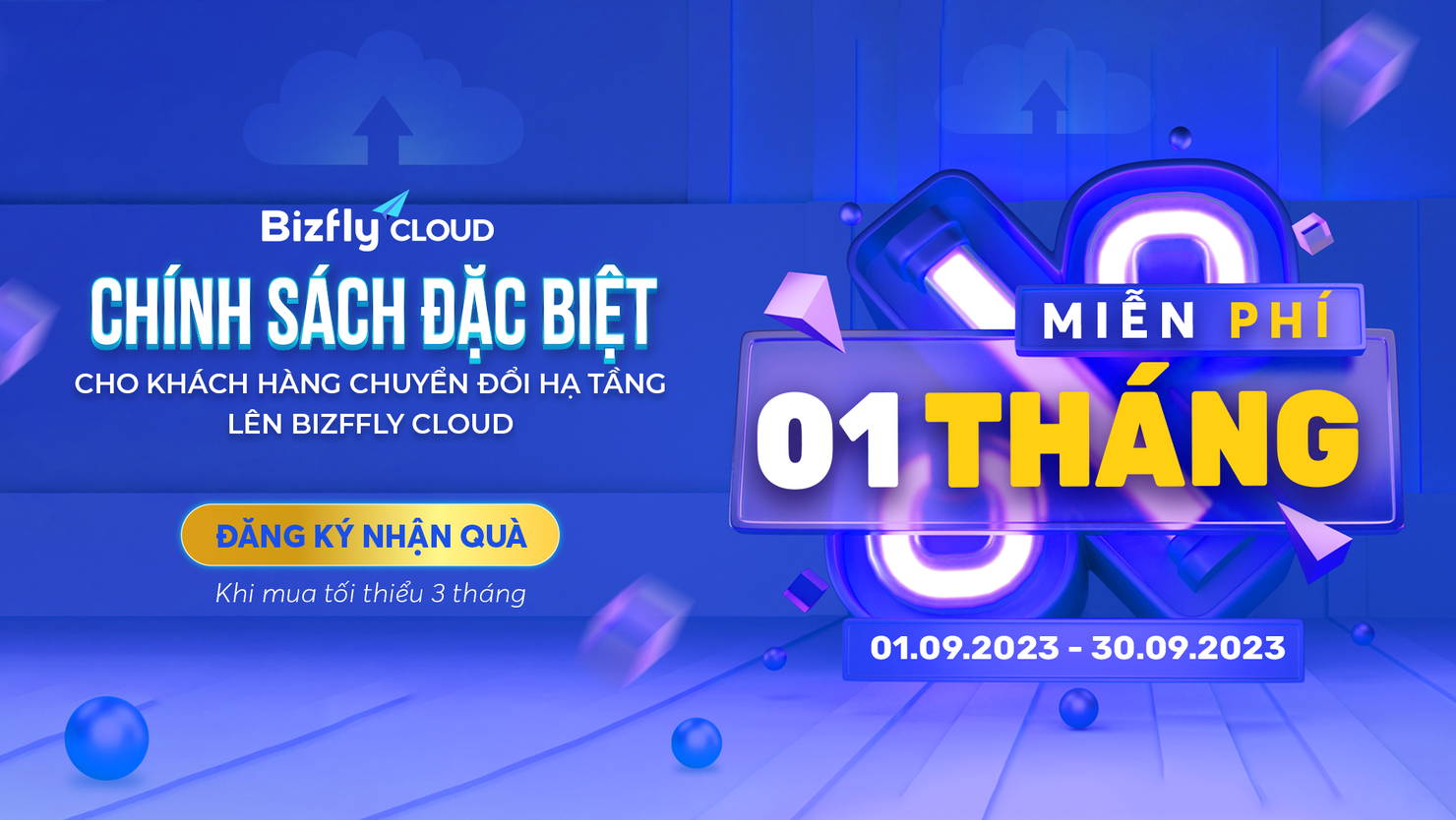 Chính sách đặc biệt dành cho khách hàng chuyển đổi hạ tầng lên Bizfly Cloud