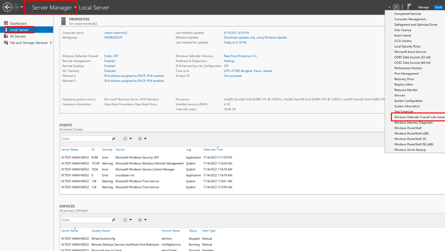 Hướng dẫn mở cổng (Open Port) trên Windows Server