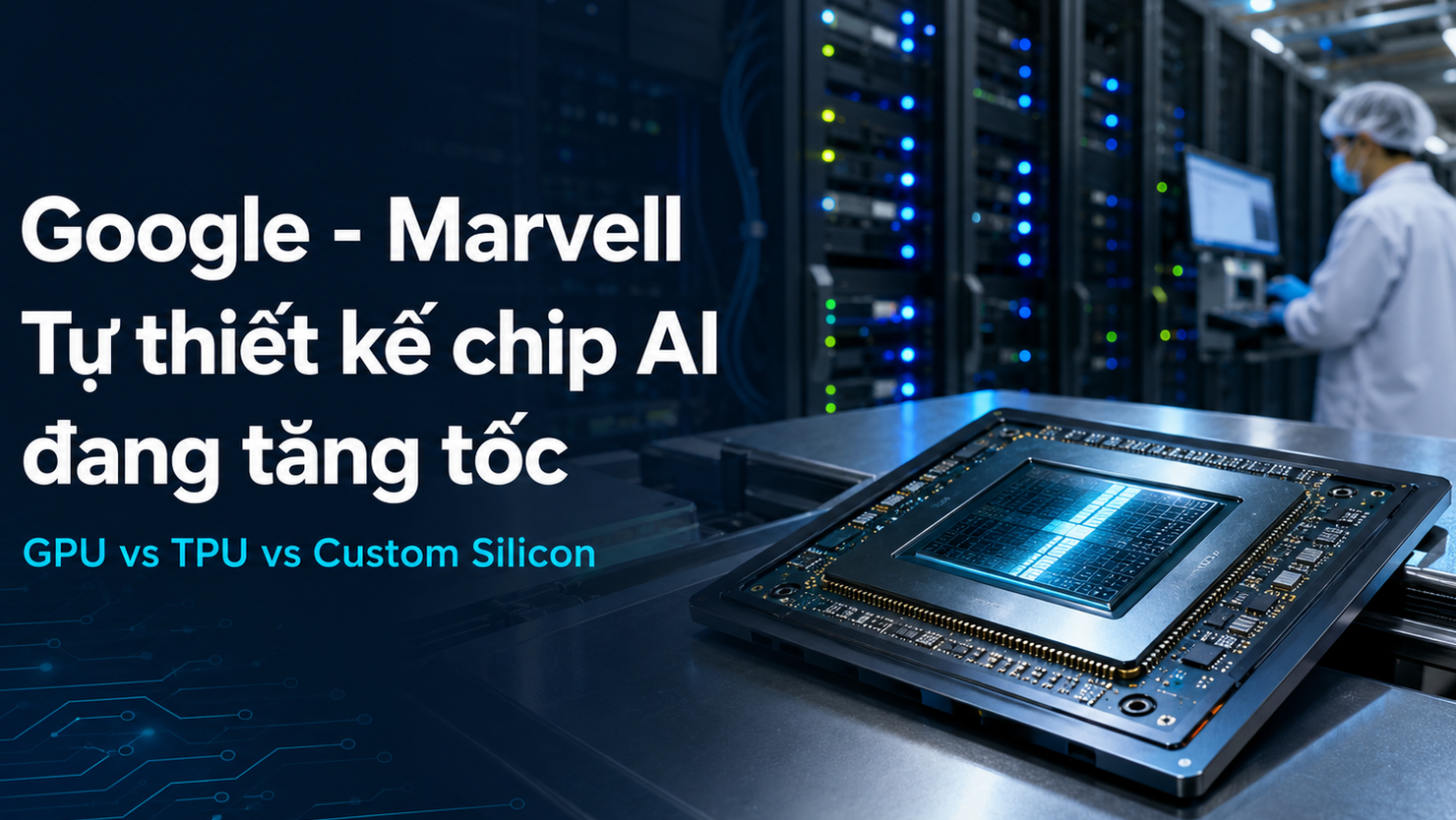 Google ký thỏa thuận chip AI với Marvell: Vì sao Big Tech ngày càng muốn tự thiết kế chip AI?