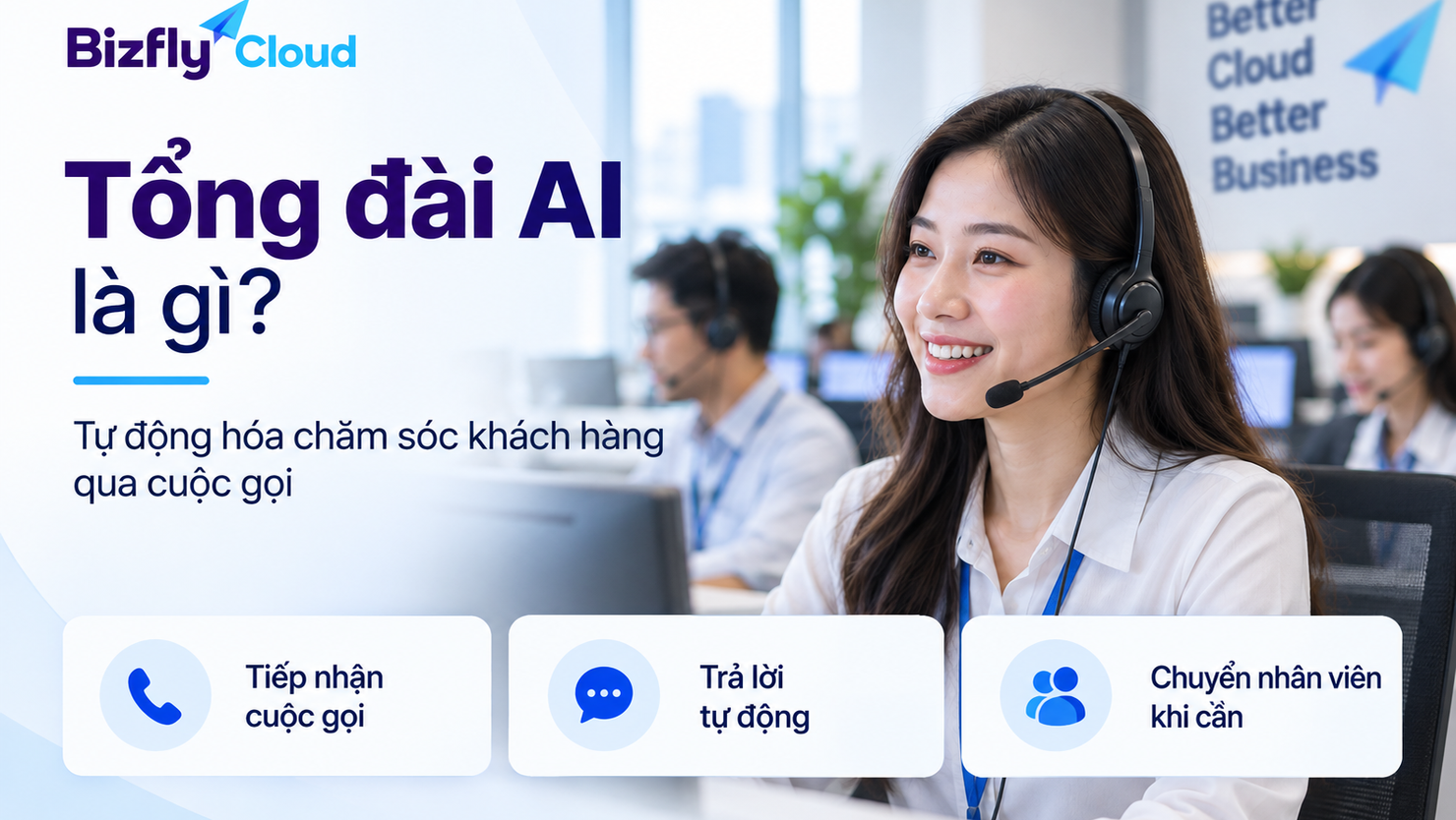 Tổng đài AI là gì? Cách tự động hóa chăm sóc khách hàng qua cuộc gọi
