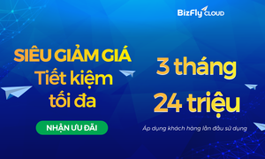 Cơn lốc ưu đãi Tháng 9: Bizfly Cloud tặng thêm 3 tháng sử dụng trị giá tới 24 triệu!