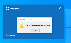 An unexpected error has occurred​ là lỗi gì? Cách khắc phục ra sao?