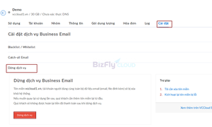 Cách Dừng Dịch Vụ Business Email