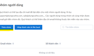 Quản lý nhóm email